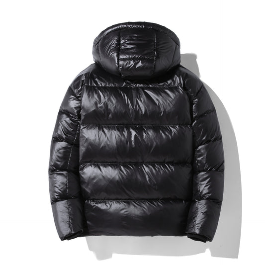 Black Gold Plus Sized Fashion Warm Padded Jacket Men's