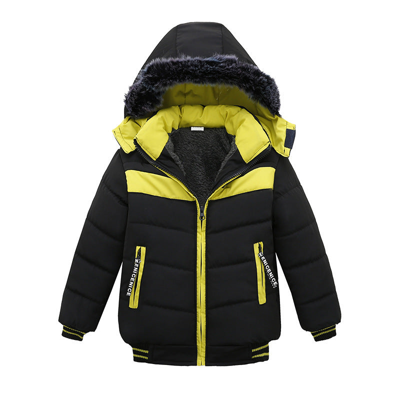 Small And Medium Sized Boys Cotton Padded Jackets