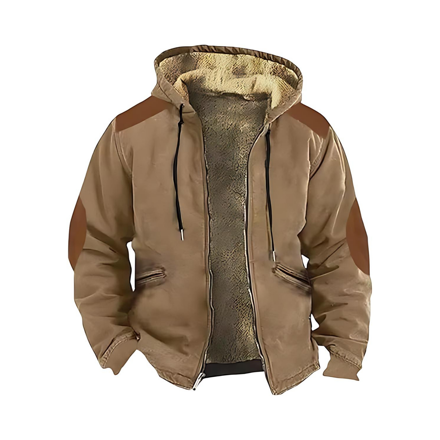 Winter Casual Mens Zip Up Hoodies Tall Long Sleeve Cardigan Jackets