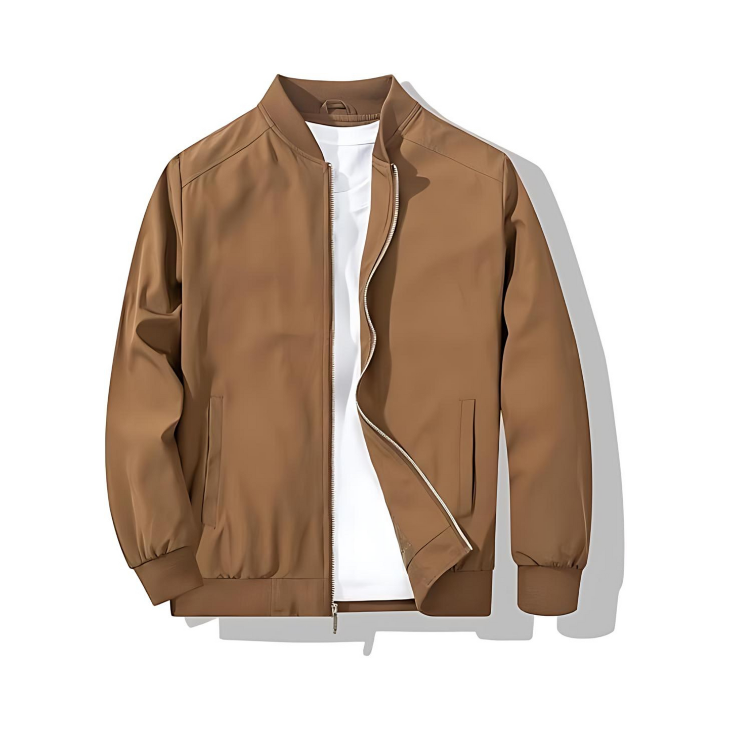 Lightweight Men's Bomber Jacket Fashion Stylish Windbreaker Spring Fall Casual Jackets