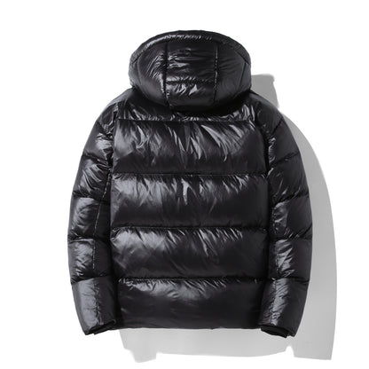 Black Gold Plus Sized Fashion Warm Padded Jacket Men's
