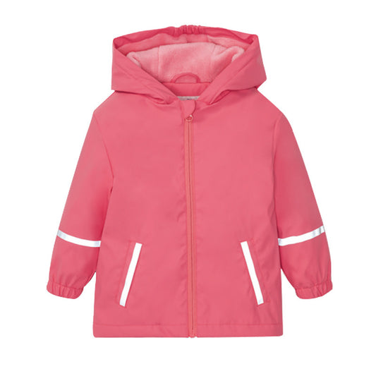 Thick Plush Fleece Jacket Children's Waterproof And Windproof Raincoat