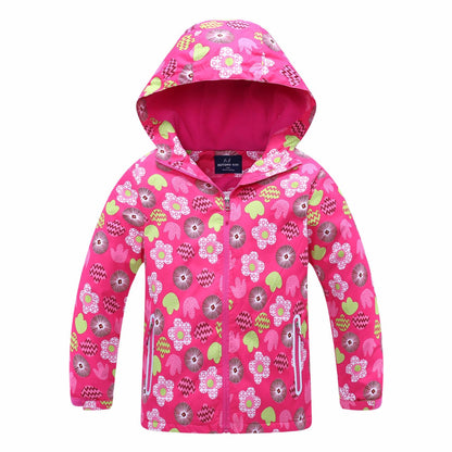 Big Children's Windproof And Rainproof Children's Windbreaker Girls' Jackets