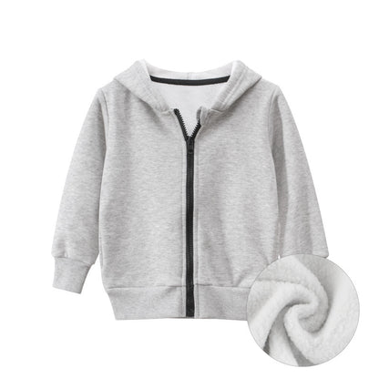 Children's Jacket Zipper Sweater Fleece Baby Cothes