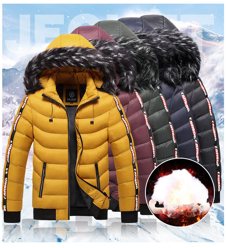 Men's thick warm cotton jacket