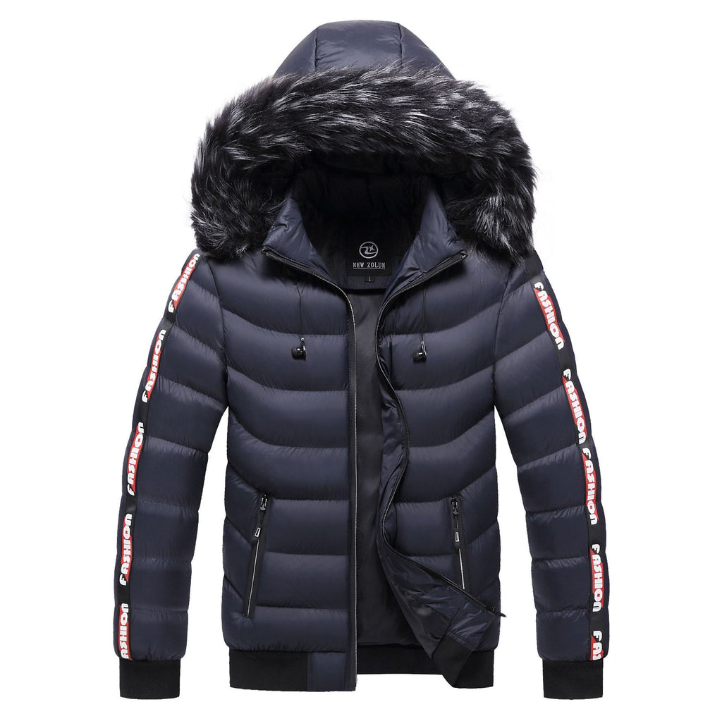 Men's thick warm cotton jacket
