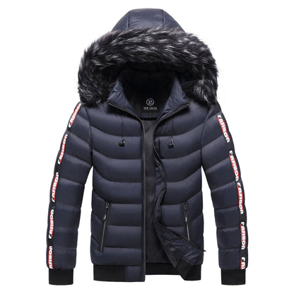 Classic Men's Thick Warm Cotton Jacket