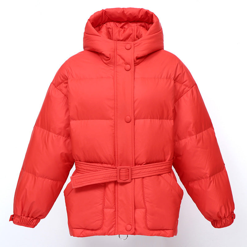 Casual Women's Hoat Collar Warm Bread Jacket