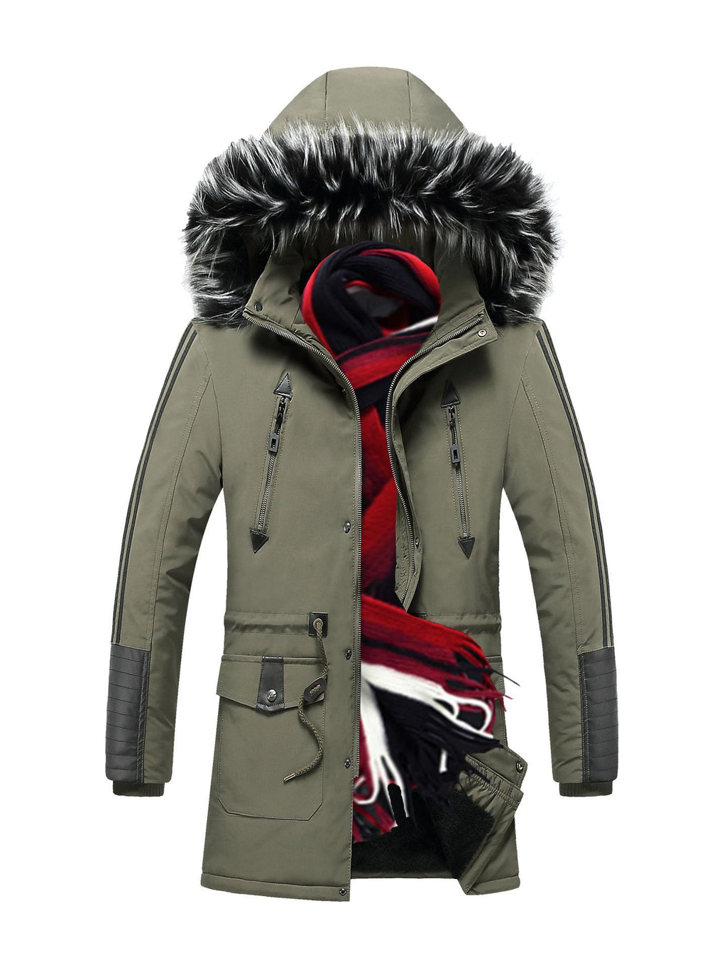 Hooded warm cotton jacket