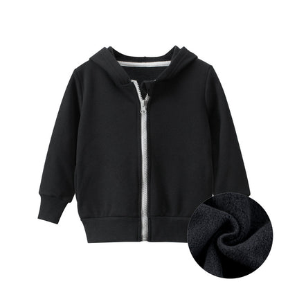 Children's Jacket Zipper Sweater Fleece Baby Cothes