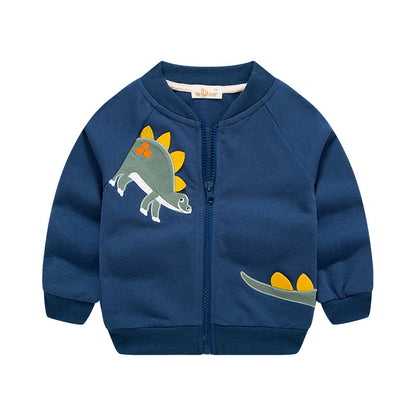 Zipper Jacket Foreign Style Casual Baby Jacket Cardigan