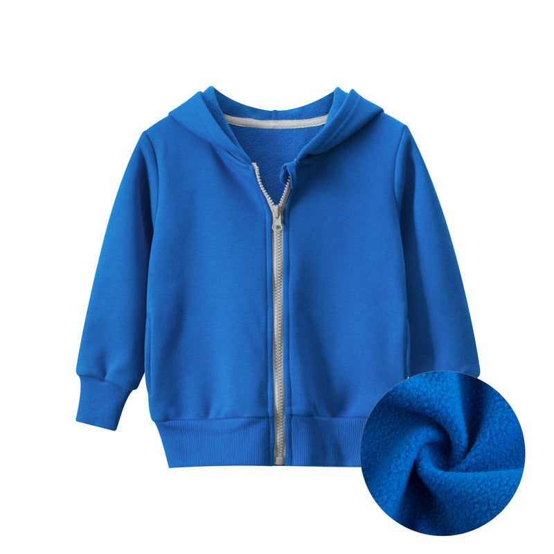 Children's Jacket Zipper Sweater Fleece Baby Cothes