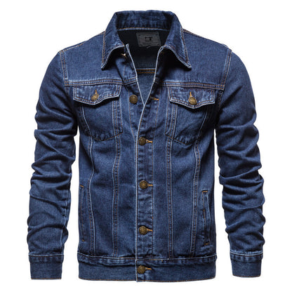 Men's Denim Jacket Cotton Casual Slim Jacket
