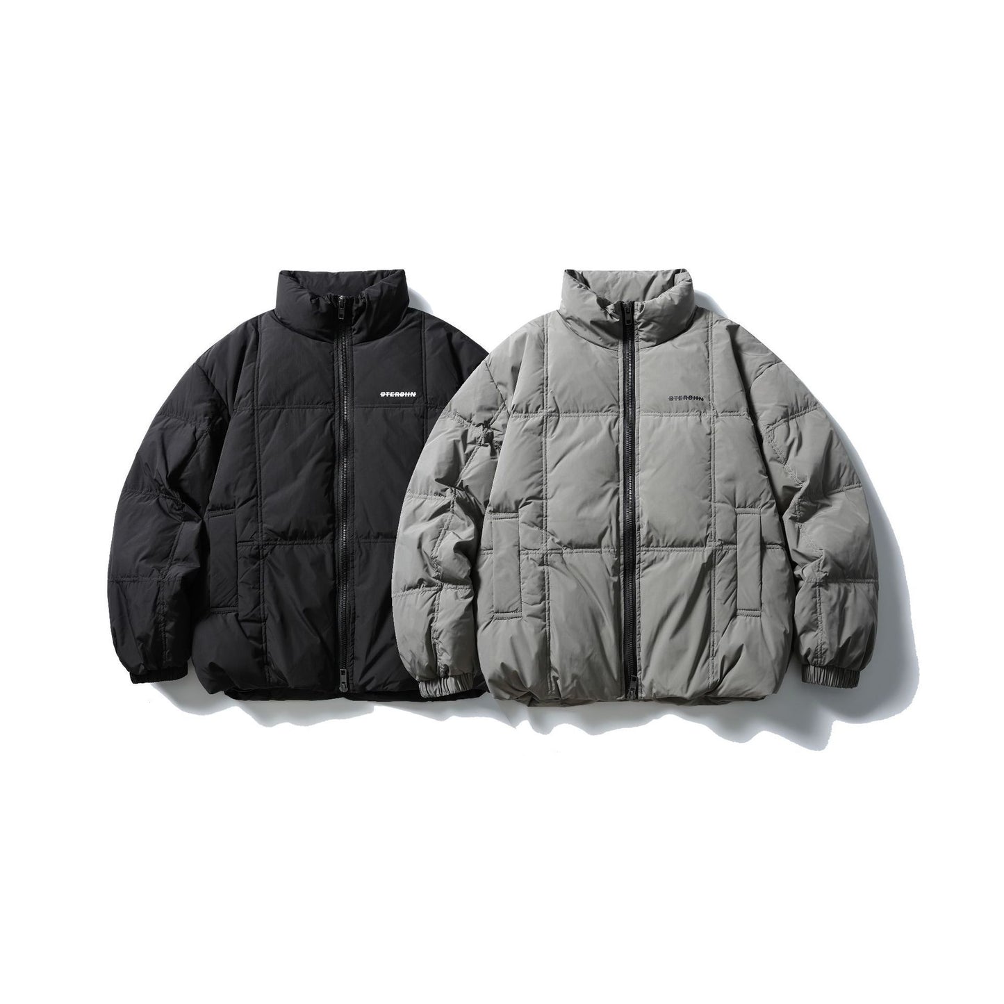 Stand Collar Unisex Thickened Down Baby Jacket