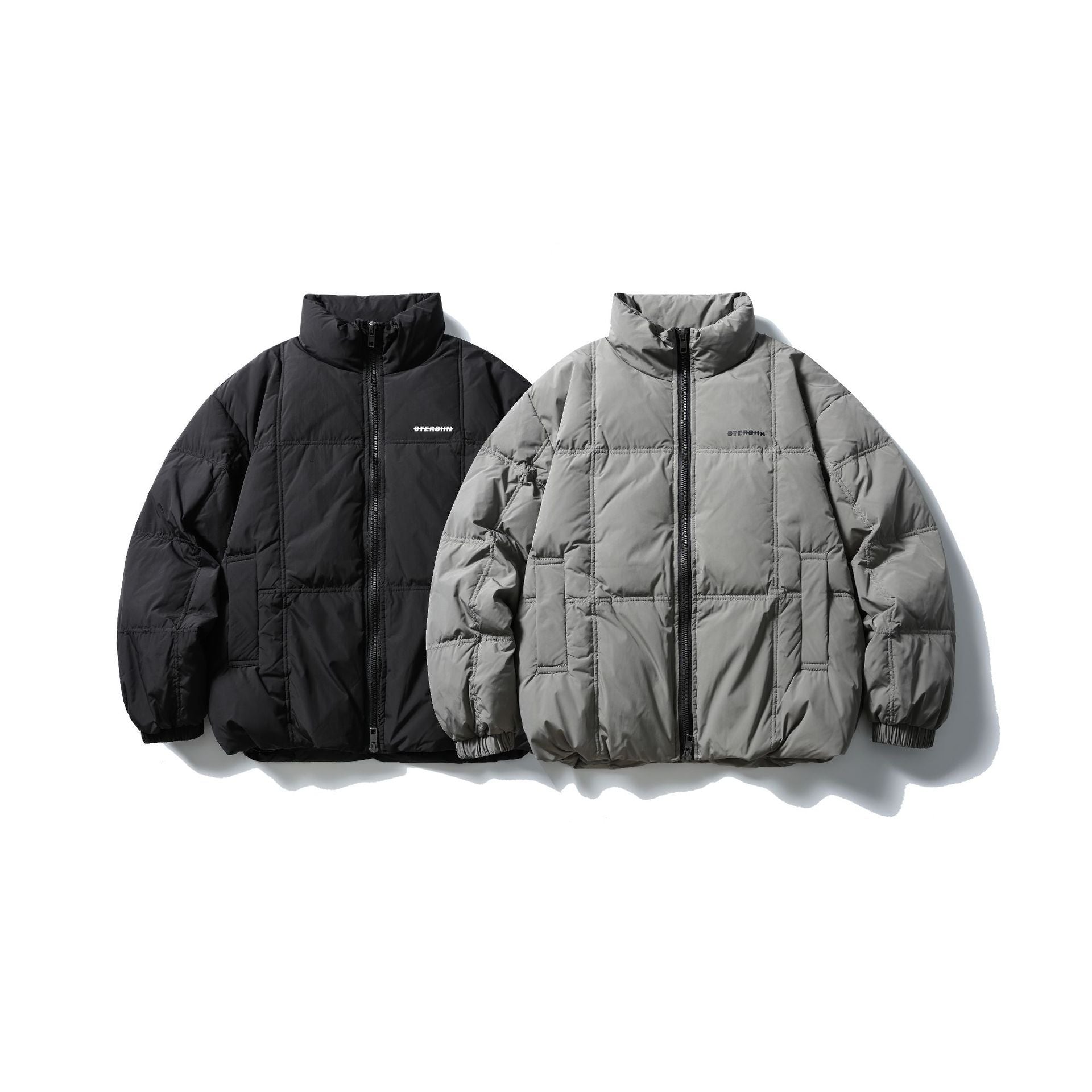 Stand Collar Unisex Thickened Down Jacket