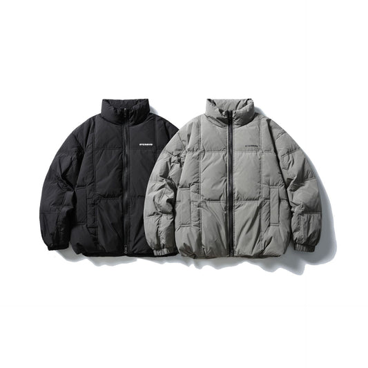 Stand Collar Unisex Thickened Down Baby Jacket