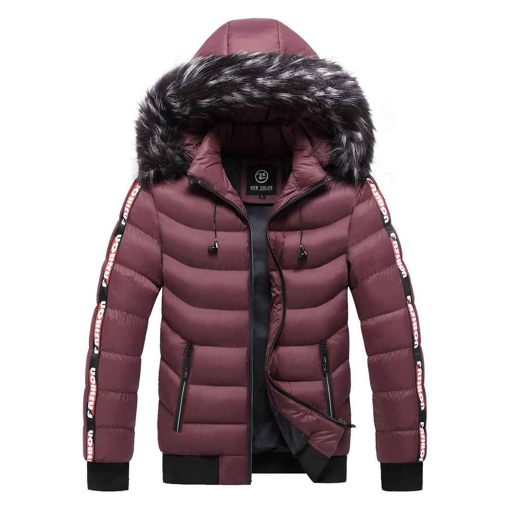 Men's thick warm cotton jacket