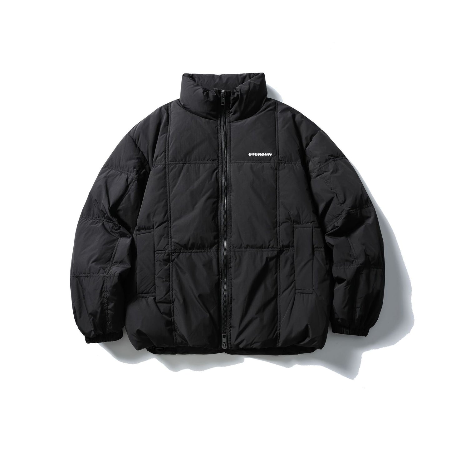 Stand Collar Unisex Thickened Down Baby Jacket