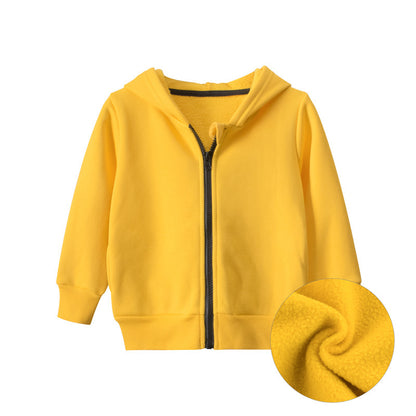 Children's Jacket Zipper Sweater Fleece Baby Cothes