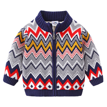 Baby Plus Velvet Zipper Cotton padded Jacket Cotton padded Jacket