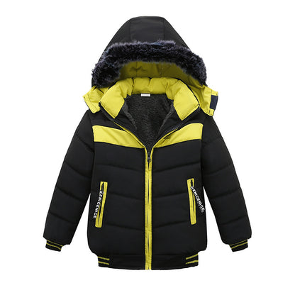 Small And Medium Sized Boys Cotton Padded Jackets