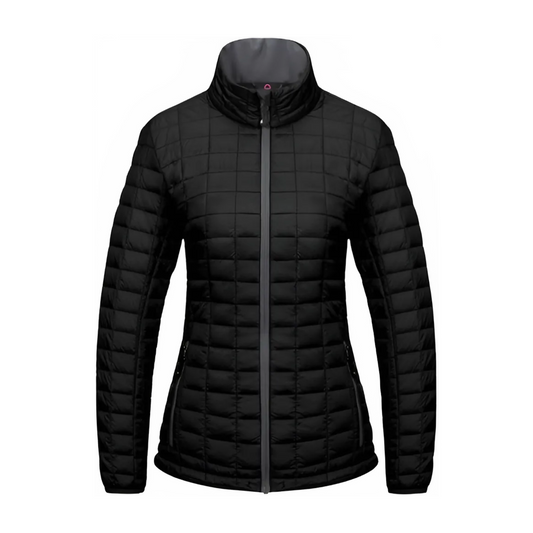 Lightweight Warm Hiking Jacket Women's Puffer Jacket Upgrade Black