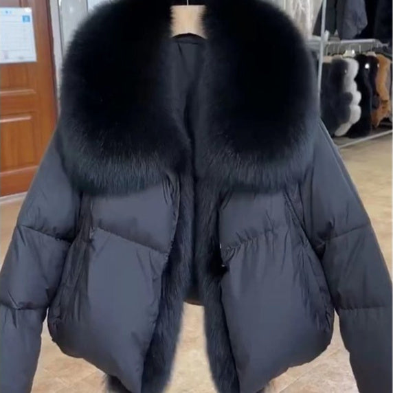 Winter New Loose Thick Cotton Padded Western Style Women's Jacket