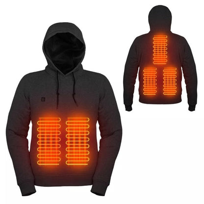 New Outdoor Electric USB Heating Men's Winter Warm Heated Clothing Charging Jacket